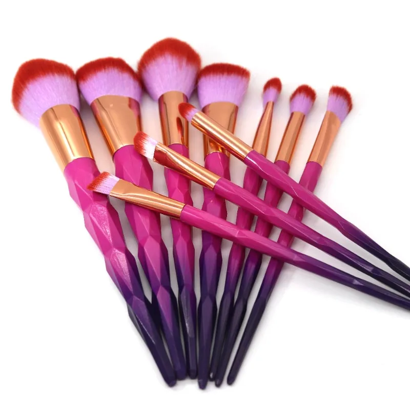 Набор кистей для макияжа AiceBeu 7 шт./10 шт. Профессиональный набор с радужными