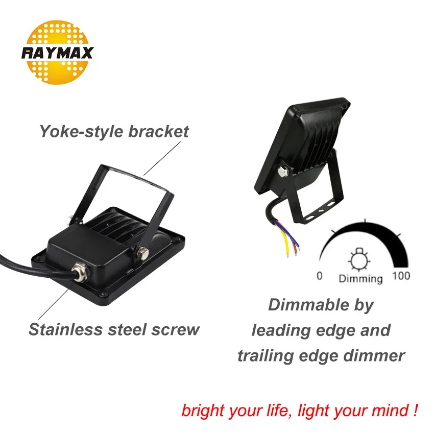 Светодиодный прожектор водонепроницаемый класс защиты IP65 220 В|flood light|ip65 10woutdoor flood