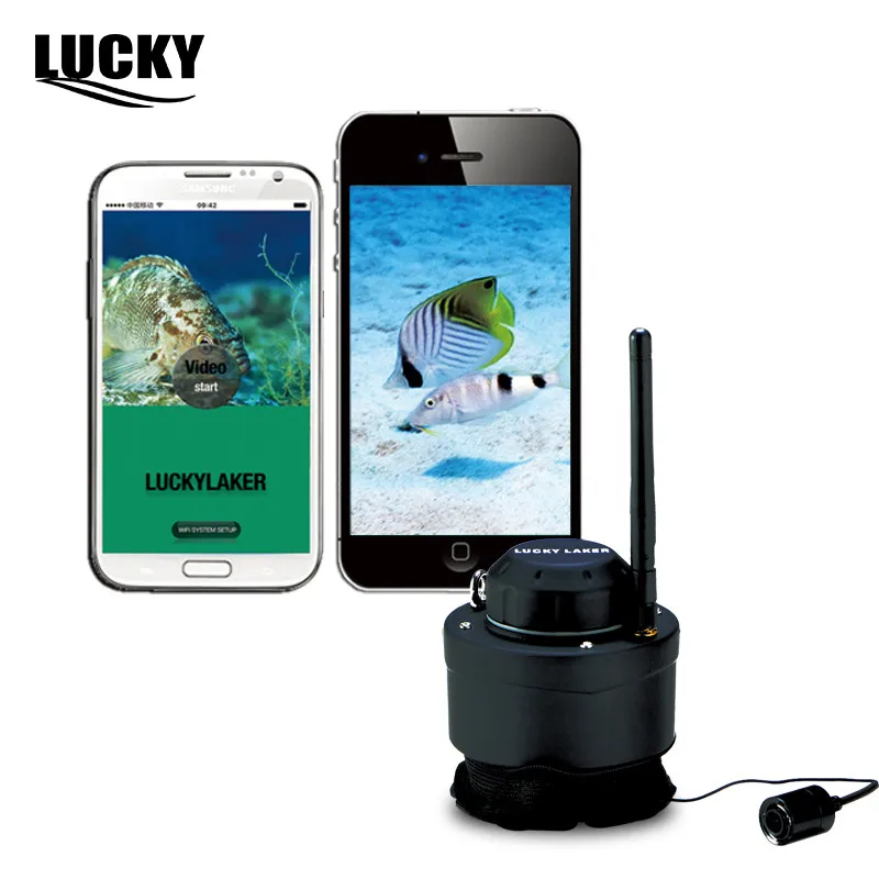 LUCKY Wifi подводная рыболовная камера и инспекция 80 м Беспроводная Рабочая