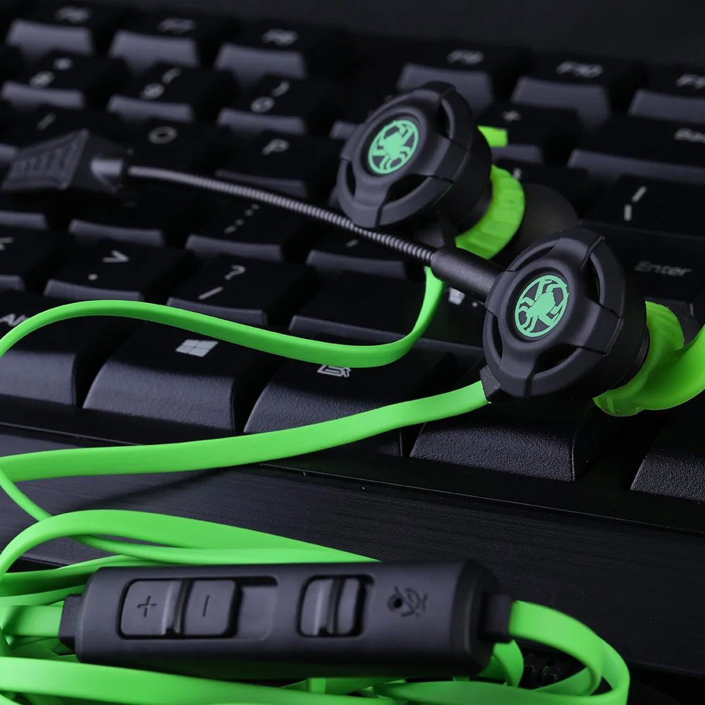 Наушники Plextone In ear игровая гарнитура стерео с микрофоном ПК геймерская для PS4 Xbox