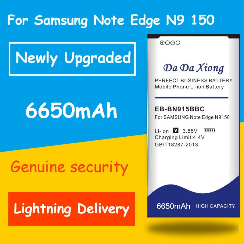Бесплатная доставка 6650 мА/ч EB BN915BBC батарея для Samsung Galaxy Note Edge N9150 N915K N915L N915S N915X N915A