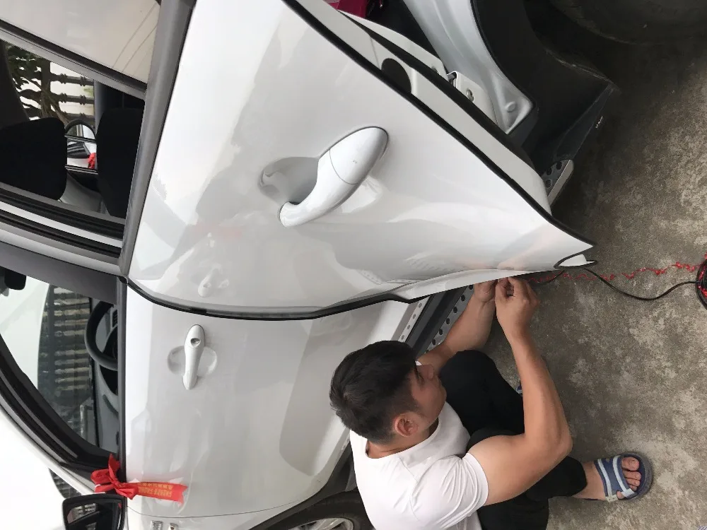Хо новый стиль защита двери автомобиля резиновые наклейки для Renault clio 2 3 4 vw passat b4 b5