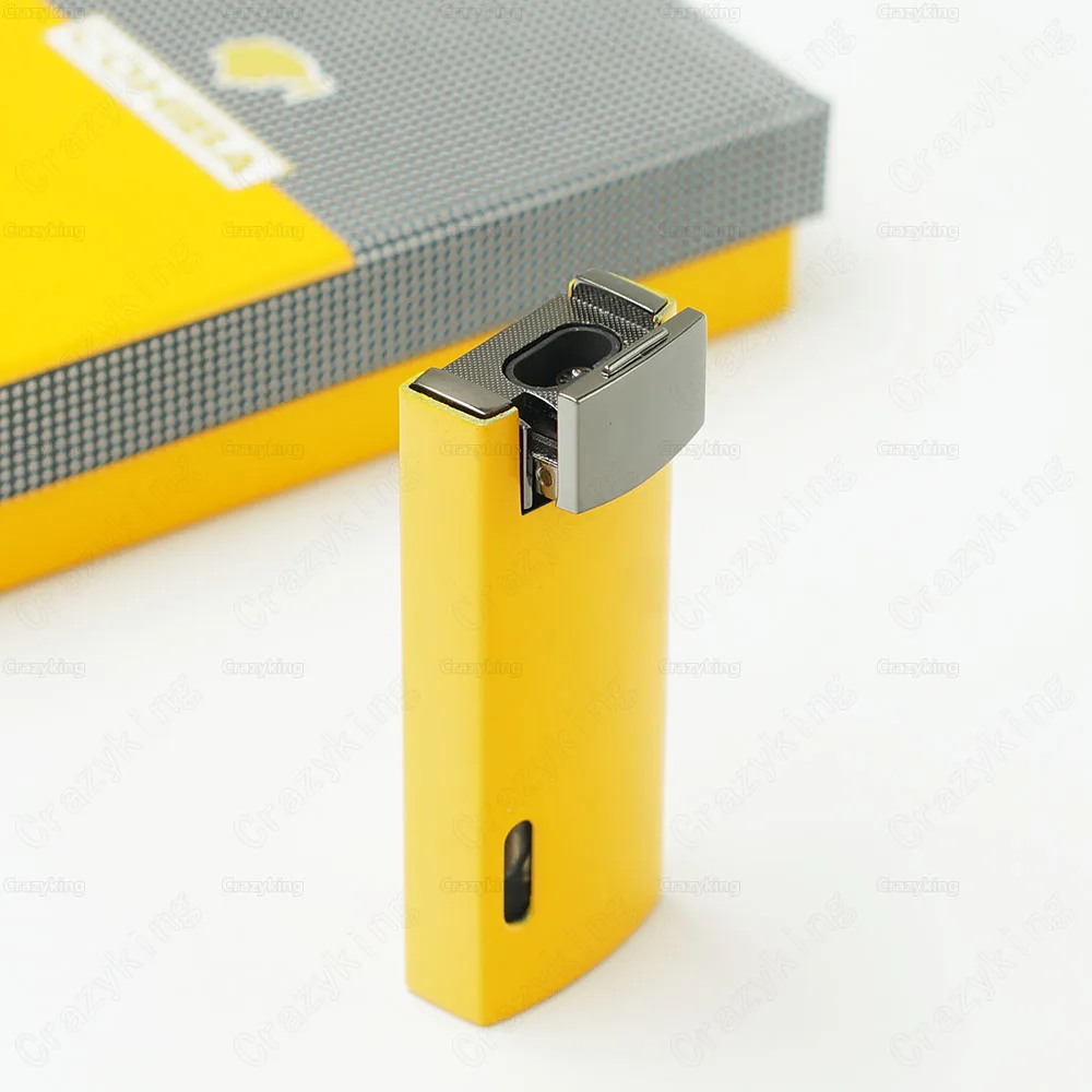 Cohiba Metal Gas Butane 2 Torch Jet Flame Cigar Lighter With Punch Cigarette Windproof Lighters Gift Box | Дом и сад