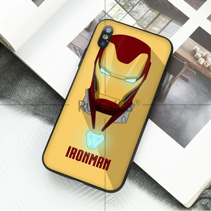 Ruicaica Marvel Avengers Endgame I'M ironman качественный чехол для телефона iPhone X XS MAX 6 6s 7 7plus 8 8Plus 5 5S
