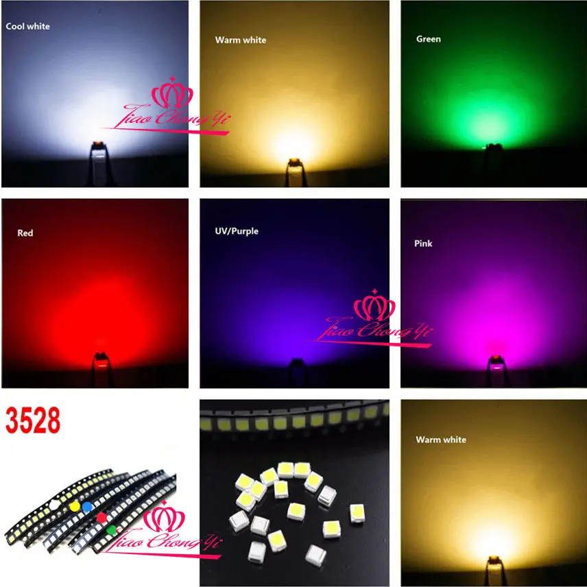 1210 / 3528 SMD СВЕТОДИОДНЫЙ PLCC 2 супер яркий ультра светильник 100 шт.|diode 100pcs|diode leddiode light |
