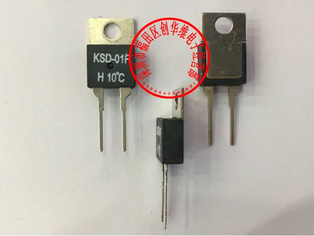 5pcs/Temperature switch Thermostat JUC-31F KSD-01F 10 Degrees Celsius Normally closed (N.C) D10C/Normally open (N.O) H10C | Обустройство
