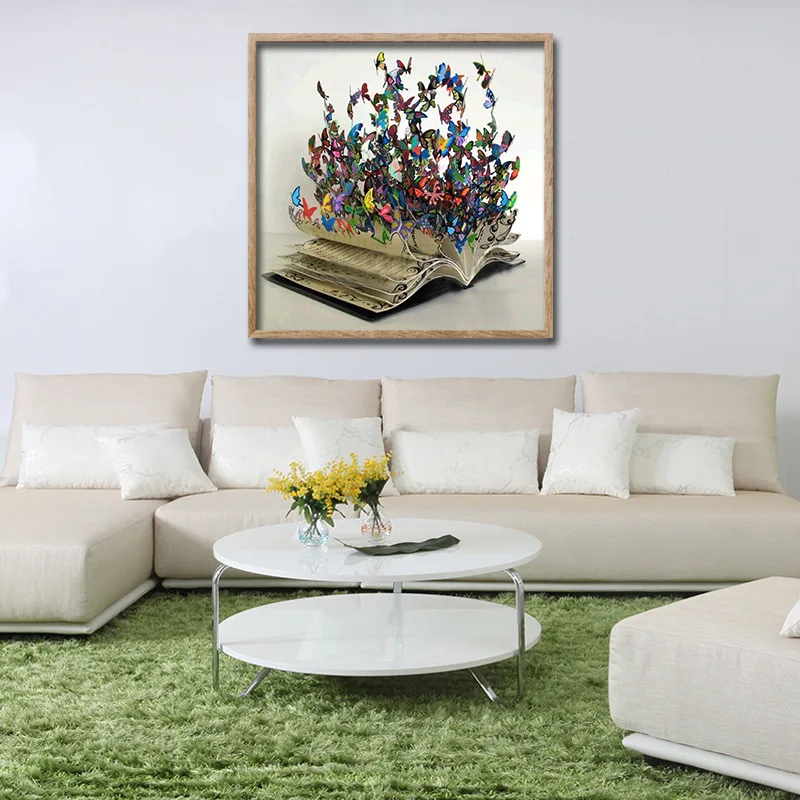 

Full Drill DIY 5D Diamond PaintingButterfly Magic Book Cross Stitch Diamond Embroidery Patterns Rhinestones Mosaic 30x30cm