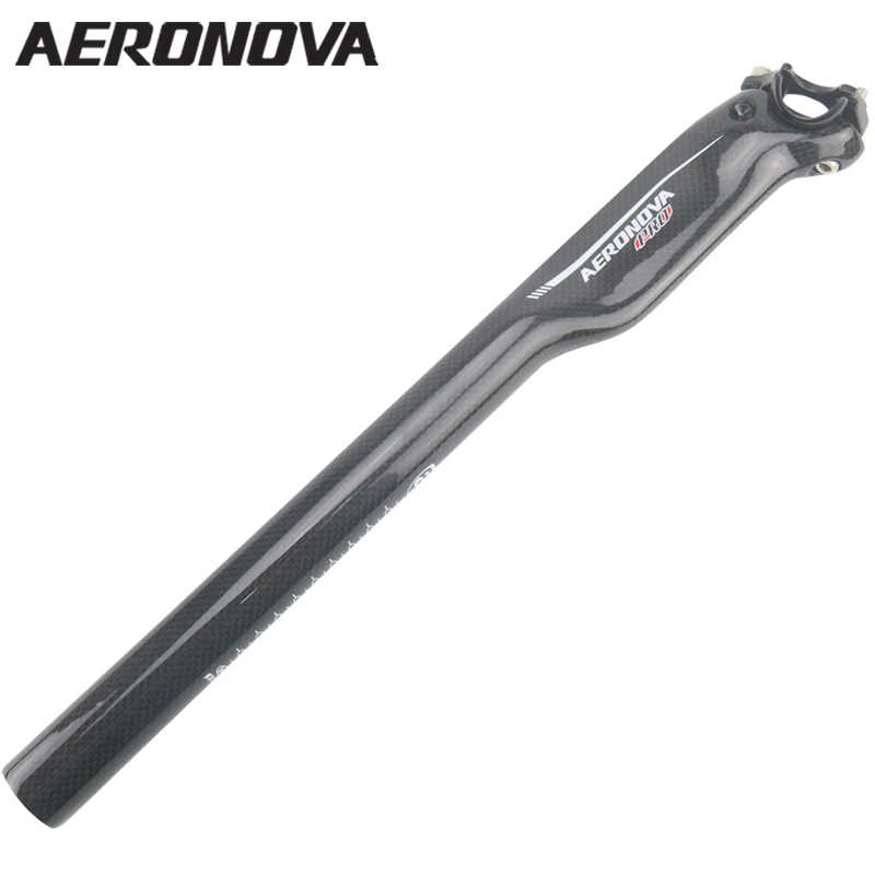 Aeronva PRO велосипедные Подседельный штырь 350 Подседельный штырь из углеродного волокна 30,9-32,0 Подседельный штырь для шоссейного велосипеда 3K подседельный штырь для велосипеда черный MTB подседельный штырь