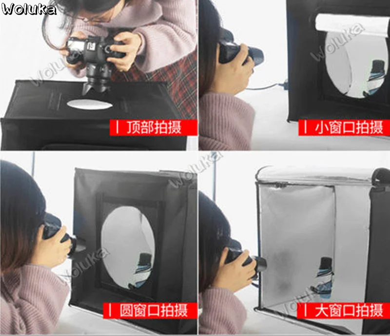 LED small studio set 40cm product shooting table fill light mini Photo box CD50 T03 | Электроника