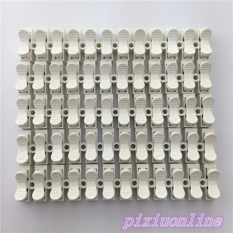 

5pcs 12p Spring Wire Quick Connector Splice L18 Clamp Terminal No Welding No Screw Cable 12 Way Led Strip CH-12 High Quality