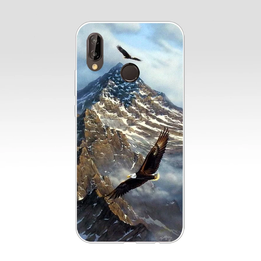 216AQ американский флаг США мягкий силиконовый чехол из ТПУ для huawei p 20 lite pro y6 2017 mate 10