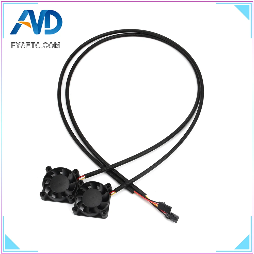 2шт Prusa i3 MK3 3d принтер Супер тишина 4010 охлаждающий вентилятор 4010 гидравлический подшипник вентилятор 5 в 0.2A 40*40*10 Вентилятор Кулер Радиатор