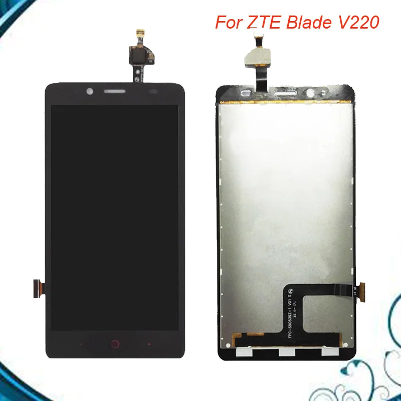 Новый ЖК дисплей для ZTE Blade V220 и сенсорный экран дигитайзер в сборе Аксессуары