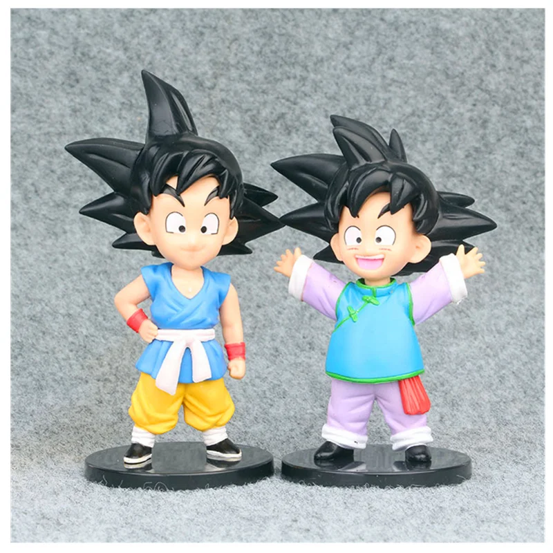 Плавки с драконом 10-12 см 7 шт./компл. Son Goku Bulma ПВХ модель коллекции игрушки для