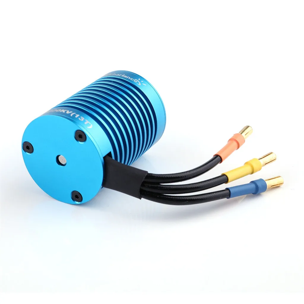 Водонепроницаемый бесщеточный двигатель 13T 3000KV 60A ESC с программируемой картой Combo