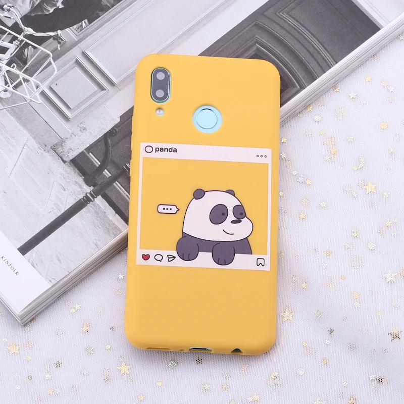 Силиконовый чехол для телефона Samsung S8 S9 S10 S10e Plus Note 8 9 10 A7 A8 с милыми мишками из