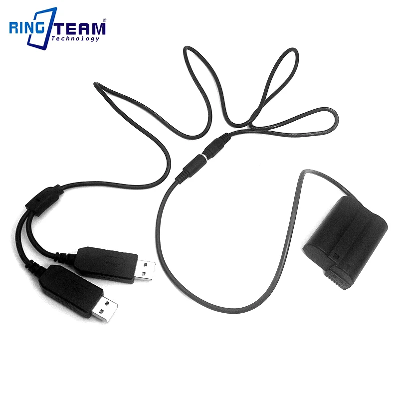 Двойной USB переходник для камер Nikon 1 V1 D7200 D7100 D7000 D810 D810A D800 D800E D850 D750 D610 D600|power coupler|nikon
