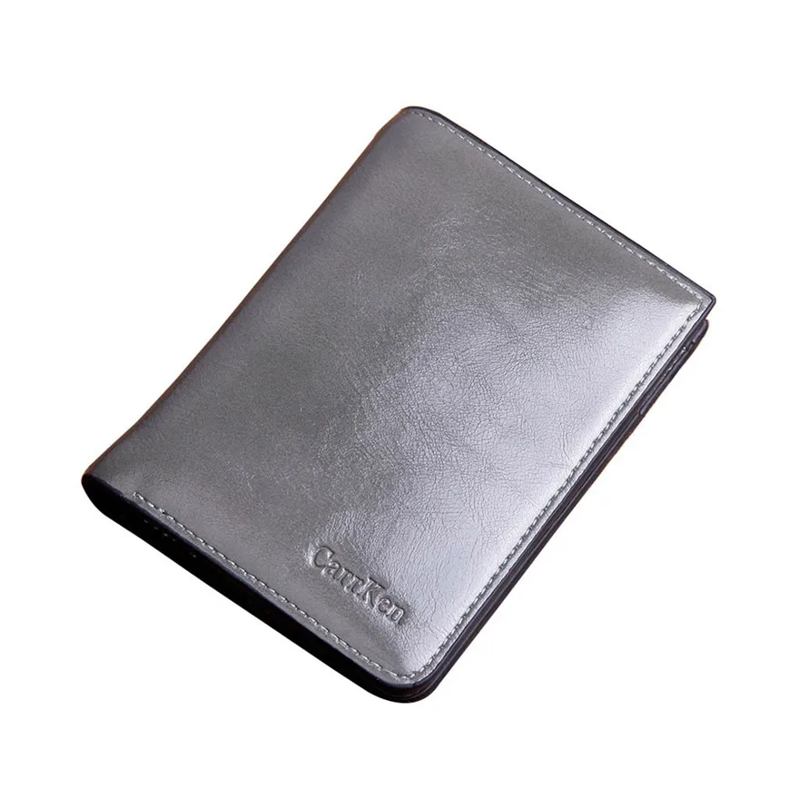 Мужской кожаный бумажник с отделением для карт классический монет 2019 #0308 A #487 |