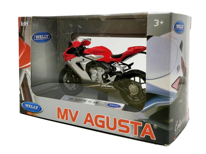 Литая мотоцикл Welly 1:18 MV Agusta F3 800| |