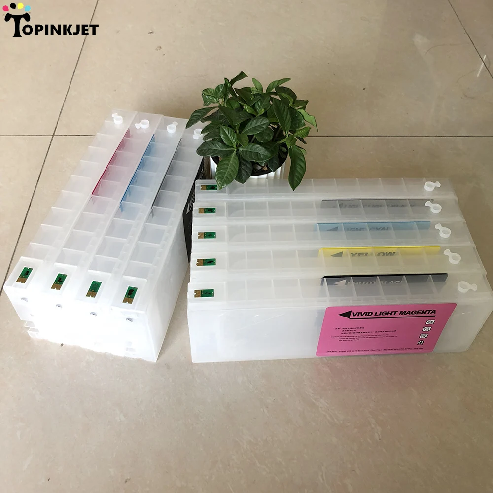 Картриджи для принтеров Epson 7890 9890 7908 9908 700 мл заправляемые чернила с чипом