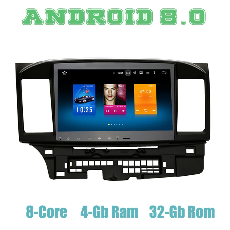 10 2 &quotВосьмиядерный px5 Android 9 0 Автомобильный GPS радио плеер для mitsubishi Lancer EX Galant EVO с