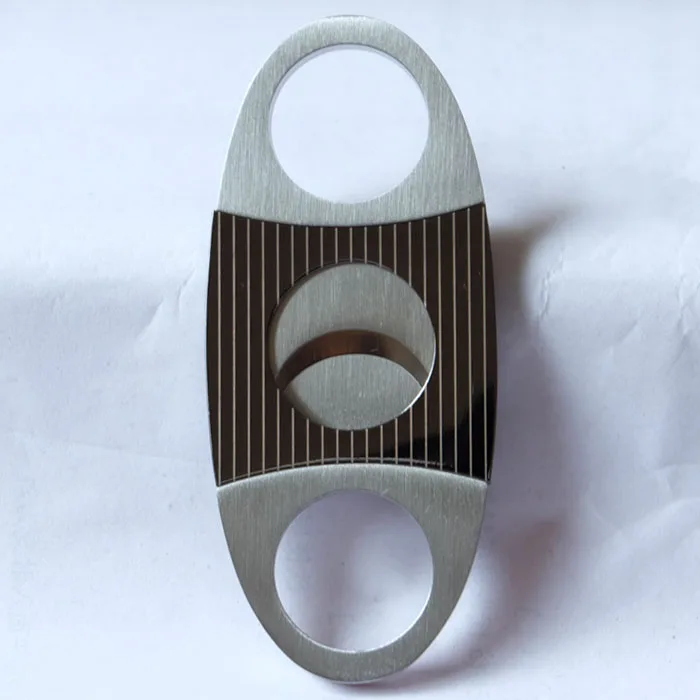 Резак для сигар с узором в полоску Zebra из нержавеющей стали острый сигарный