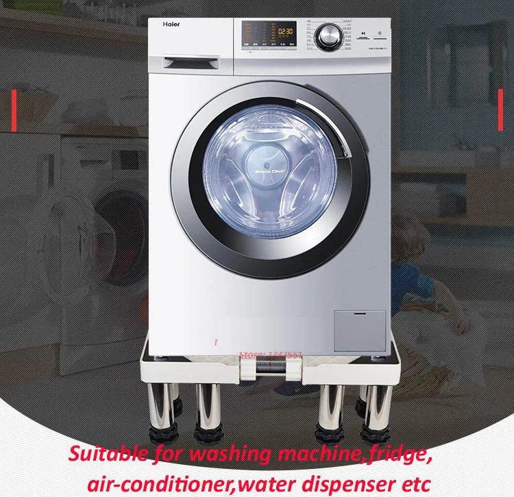 12 футов) FM-G7-1220 из нержавеющей стали, напольная тележка для холодильника, подставка для стиральной машины, подставка для сушки, фиксирующая ножка, 200 кг