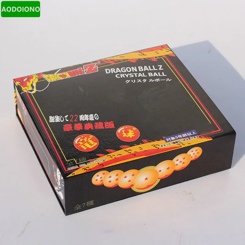 7 шт./компл. Dragon Ball Z 3.5 см новые в коробке DragonBall Звезд Хрустальный шар Мячи