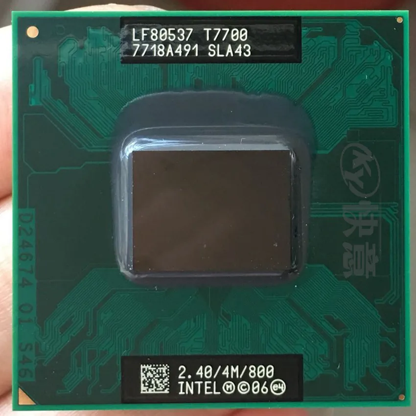 Процессор Intel Core 2 Duo T7700 для ноутбука процессор PGA 478 ЦП 100% работающий должным