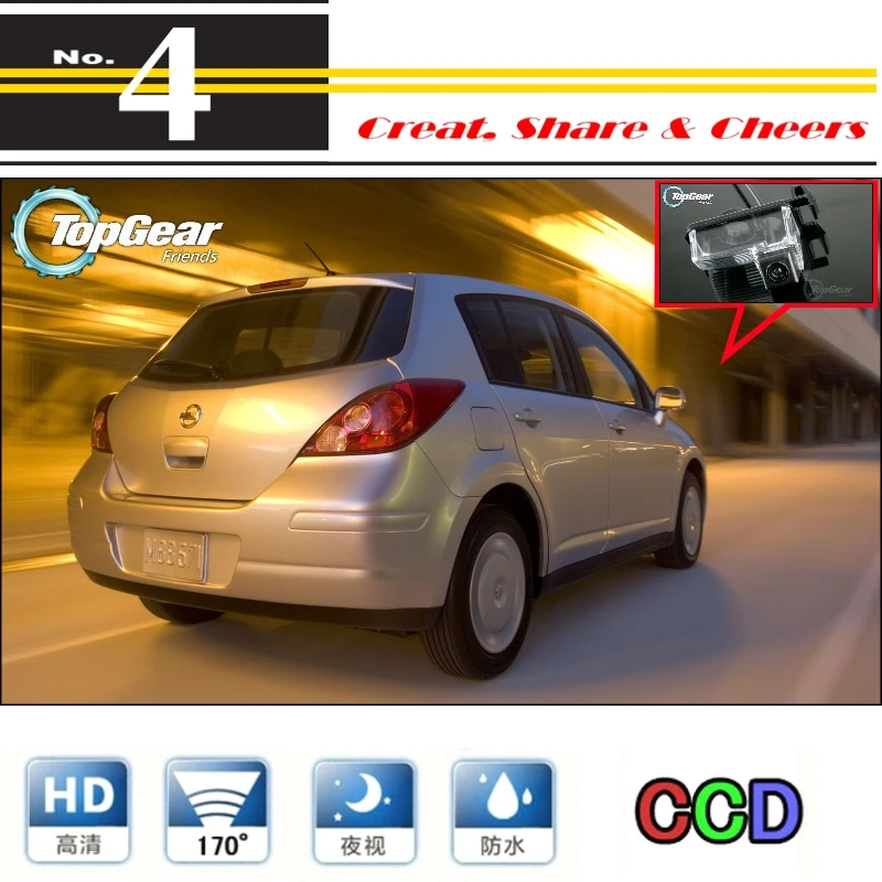 

Car Camera For NISSAN Versa 5D Hatchback C11X 2006~2013 High Quality Rear View Back Up Camera For PAL / NTSC to Use | RCA
