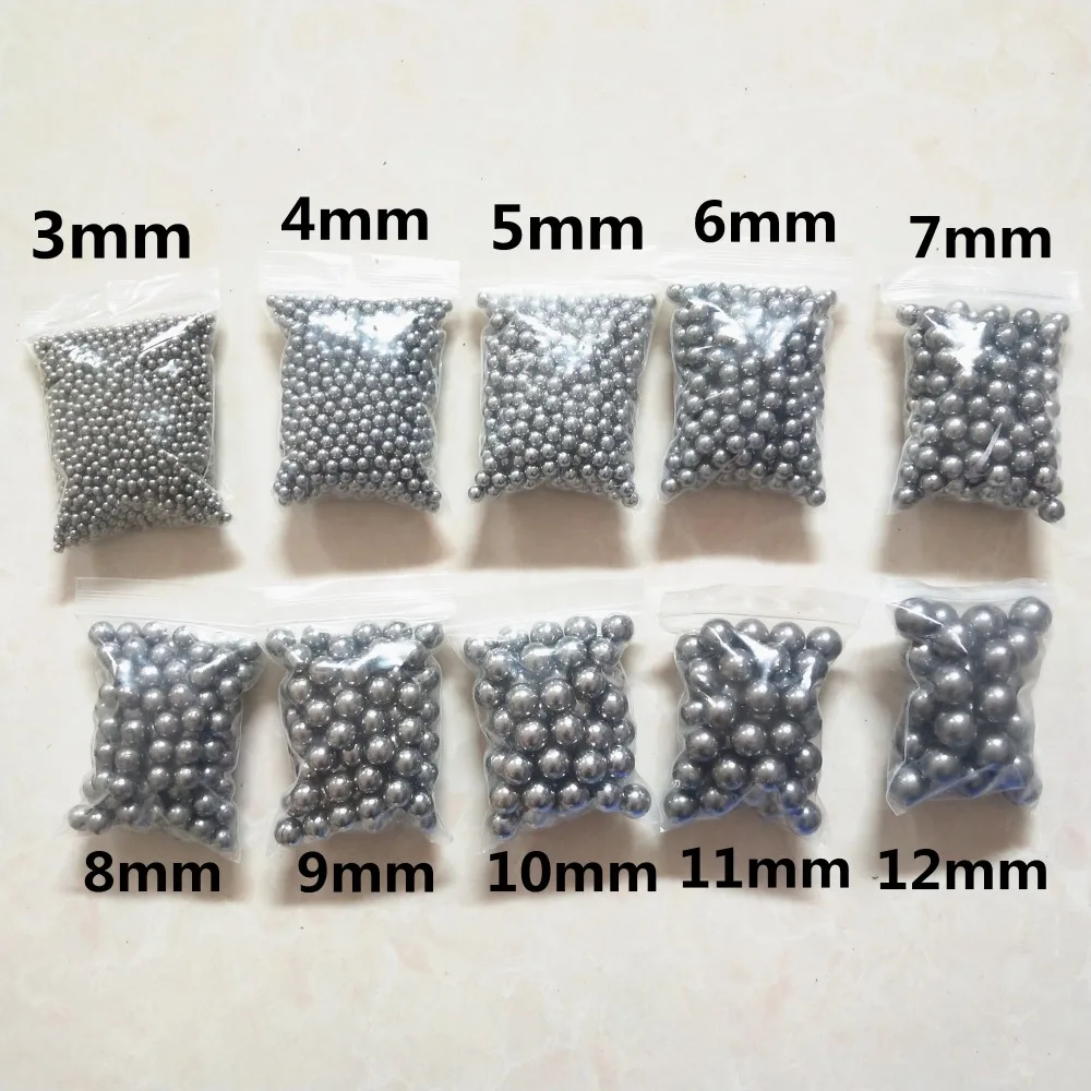 

Shooting Steel Balls 5mm 6mm 7mm 8mm 9mm 10mm 11mm Hunting Slingshot Stainless AMMO outdoor Free Shipping wholesale 100pcs/lot