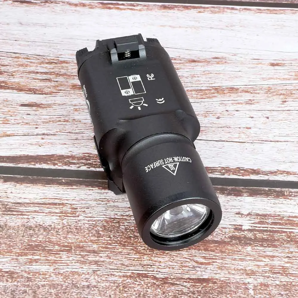 Hunting sight Tactical X300 LED Weapon Light Pistol Lanterna Airsoft Flashlight with Picatinny Rail for | Спорт и развлечения