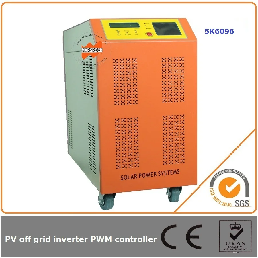 5000W 96V 60A решетки солнечный инвертор и контроллер заряда простой светодиодный