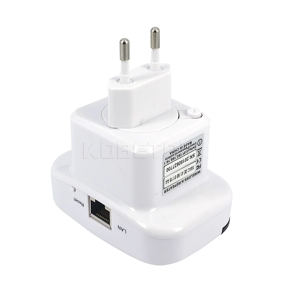 Штепсельная вилка ЕС/США беспроводной маршрутизатор AP сетевой Wifi ретранслятор 300