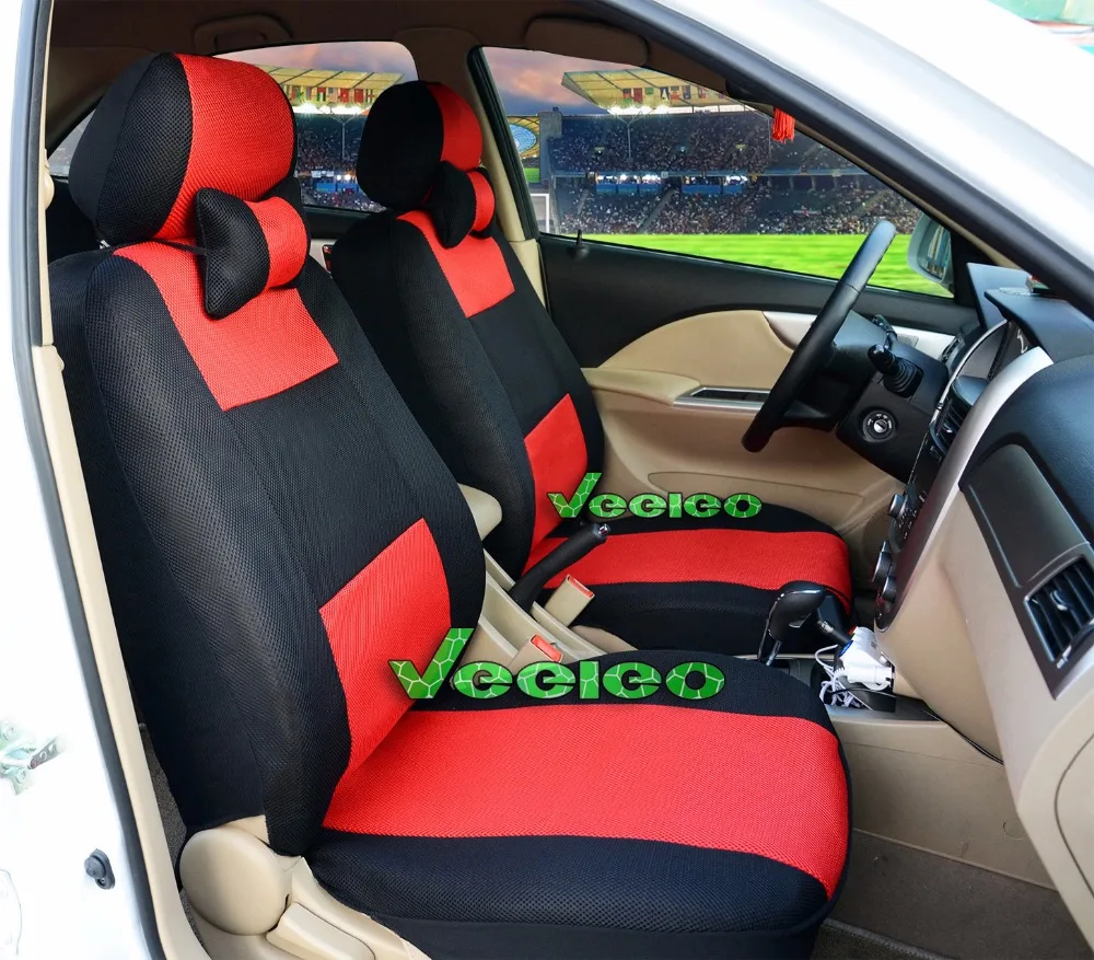 (Спереди и сзади) Veeleo универсальные автомобильные сиденья для KIA Cerato Rio Sportage Forte