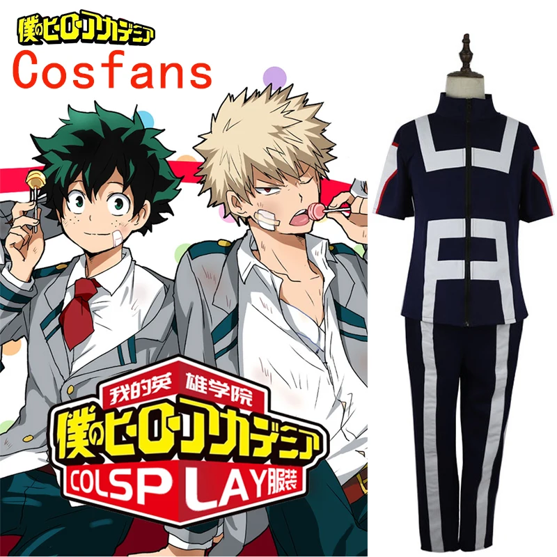 

New Boku no Hero Academia My Hero Academia Cosplay Costume OCHACO URARAKA Midoriya Izuku Bakugou Midoriya Iida School Sportswear