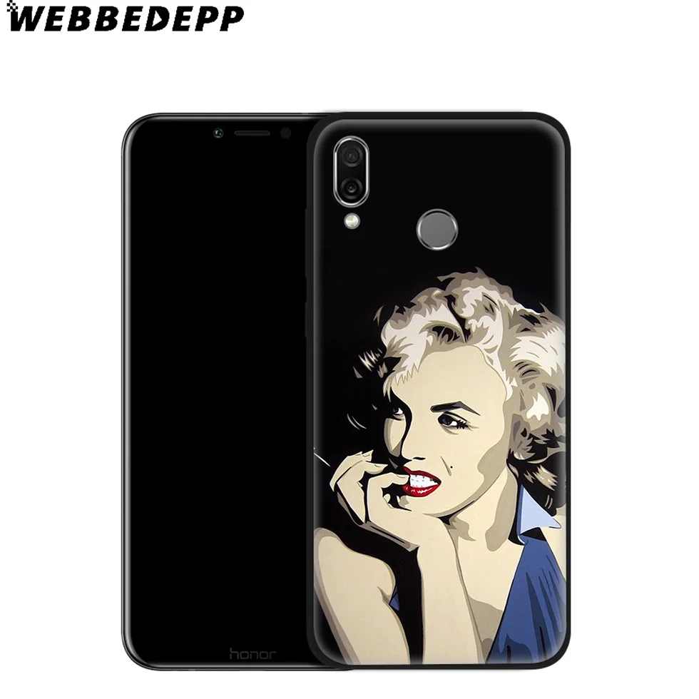 WEBBEDEPP Мэрилин Монро сексуальный мягкий чехол для Huawei Mate Honor 20 6A 7A 7C 7X8 9X10 View 10 Lite Pro 30