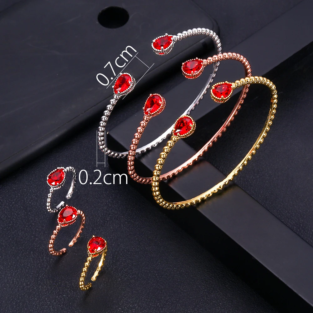 Jankelly роскошный геометрический браслет кольцо наборы модные Дубаи серебряные