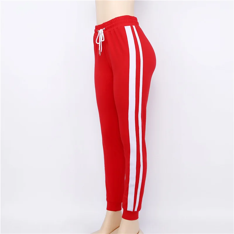 High Waist Newest Women Running Sports Pants Sporting Trousers Plus Size Loose Patchwork Fitness | Спорт и развлечения