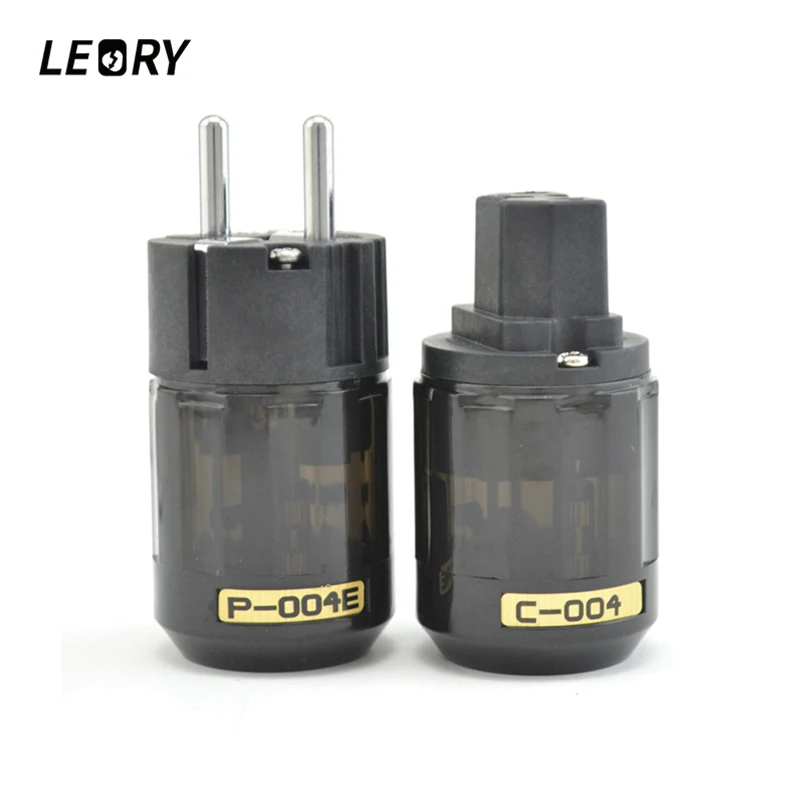 LEORY P004E C004 AC IEC аудио разъем питания родиевое покрытие разъем питания DIY 6,5 мм-18 мм HiFi аудио провод питания