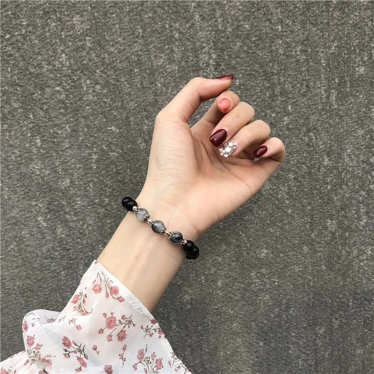 Couple magnetic force/Bracelet/beads/2019/natural stone/distance/bracelets for women men jewelry customized lover romantic gifts | Украшения