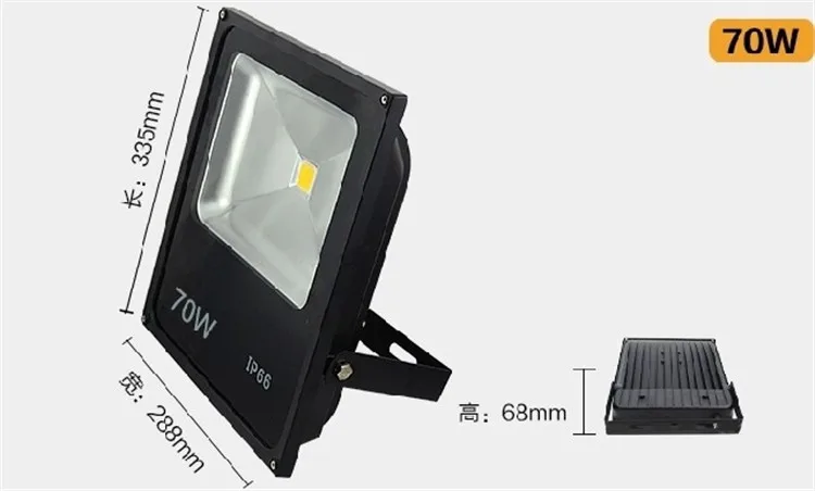 Светодио дный Светодиодный прожектор 10W 20W 30W 50W 100 Вт COB светодио дный Светодиодный прожектор Наружное освещение проектор отражатель сад Squarer настенный светильник