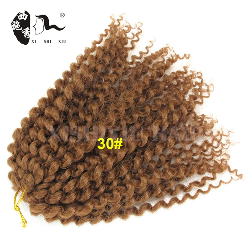 3 шт./лот Афро Кудрявый Вьющиеся Мали Боб Крючком Косы Твист Плетение Марли Коса