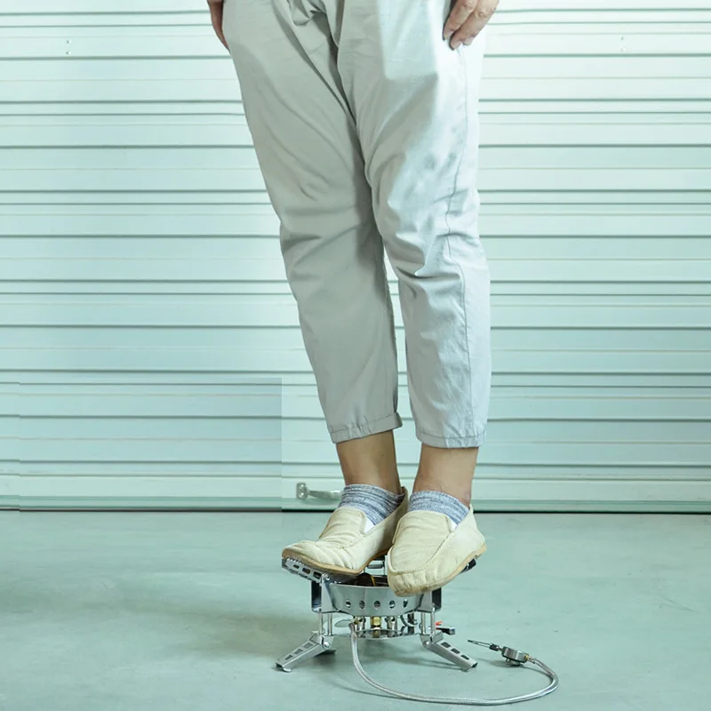 

Outdoor Stove Windproof Portable Split Camping Stove Butane Gas Stove Picnic Stove