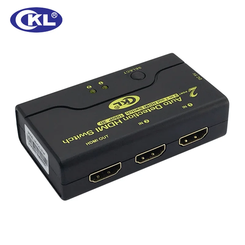2 порта Авто HDMI2.0 переключатель 1080P 3D 1 монитор компьютера в выход HDMI | Компьютеры и