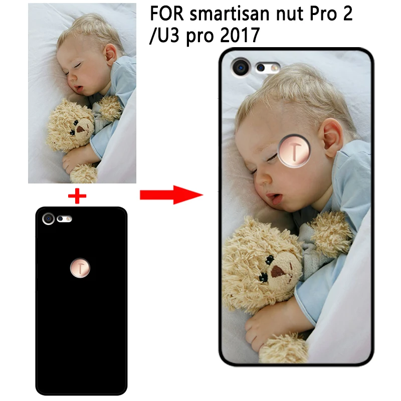 Персонализированный Чехол mosirui для smartisan nut Pro 2/U3 pro 2017 HD с УФ-принтом мягкий