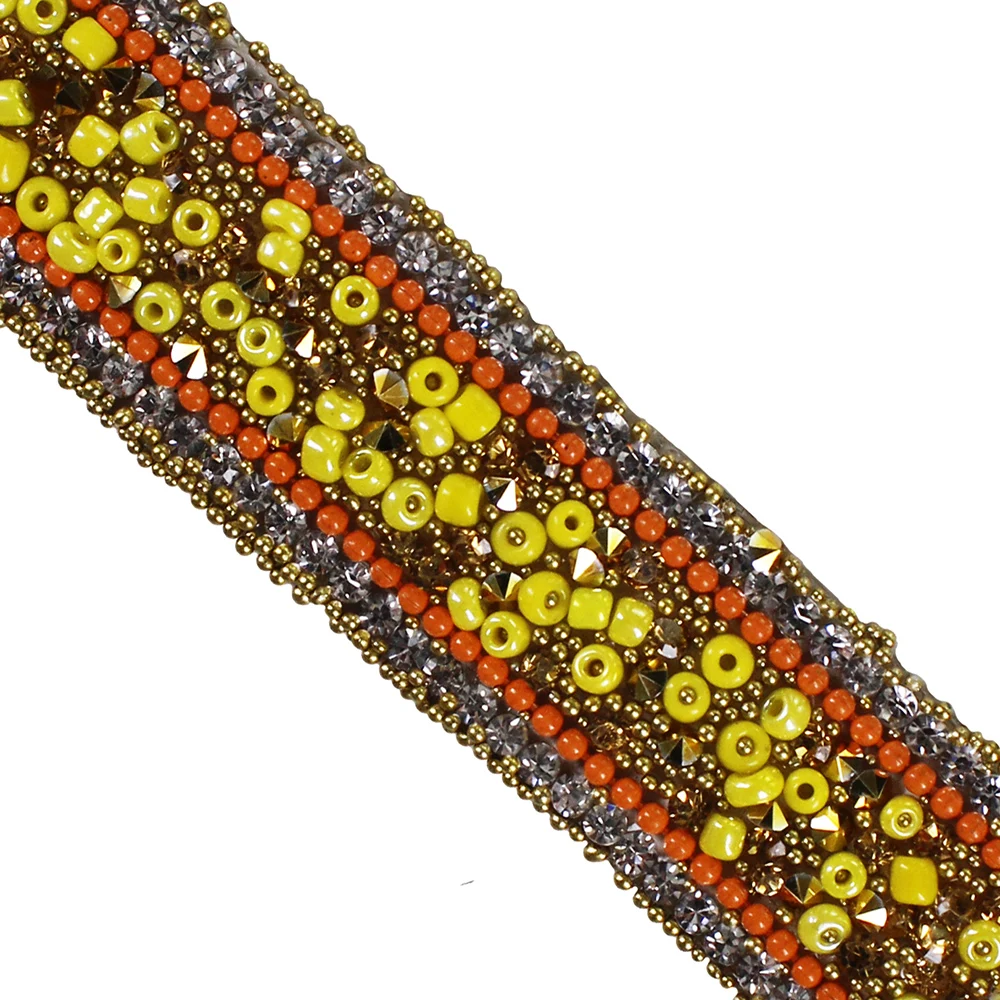 5 ярдов бисера Горячая фиксация Φ стразы отделка для свадебных платьев ремни