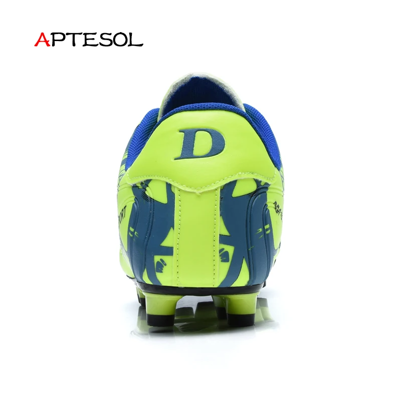 APTESOL Brand New Men's Outdoor Cleats Rubber Sole Soccer Shoes Men Boys Kids FG Boots Children Training Football | Спорт и