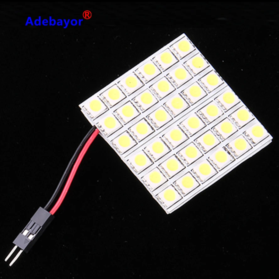 2 комплекта 12 В постоянного тока 5050 SMD 36 светодиодсветильник ламп для салона