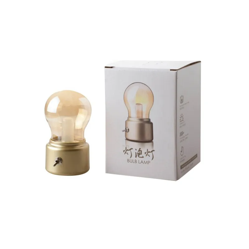 

New DC5V 500mA USB LED Night Light Retro Lights Lamp for Bedroom Home Decoration lighting